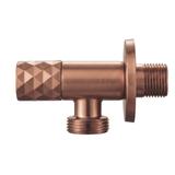 Zawór kątowy Diamond 03 1/2" x 3/4" Miedź Szczotkowana