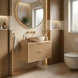 Waschtischunterschrank Rea Mono 60cm Beige