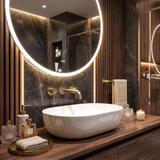 Aufsatzwaschbecken CLEO 50 white – REA