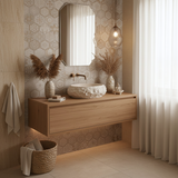 Aufsatzwaschbecken Rea Mika Warm Beige