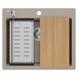 Granitspülbecken KURT 110 WORKSTATION BEIGE