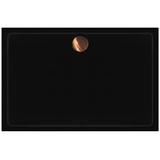 Acryl Duschwanne Rea Savoy Black 80x100