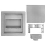 Drain linéaire REA NEO 150x150 Nickel Brush