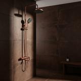Thermostat Duschset Arcos brush copper