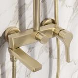Duschgarnitur PREMIUM Rea Maxim Brush Gold