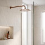Runder Duscharm REA JS-9021 40cm Brush copper