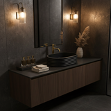 Aufsatzwaschbecken Rea Nicoletta Black