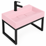 Nablatni umivaonik GOYA PINK 50CM + Okvir