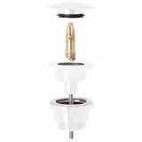Tappo per lavabo universale klik-klak Rea White Mat