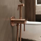 Bidetarmatur REA Lungo Loop Diamond Brush Copper