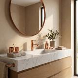 Waschbeckenarmatur Rea Venti Copper Low
