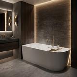 Eckbadewanne aus Acryl REA Bellanto Slim 150 Left