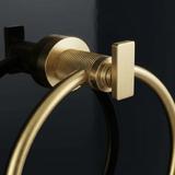 Bathroom hanger Ring 81307 Virro Brush Gold