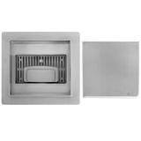 Drain linéaire REA NEO 150x150 Nickel Brush