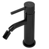 Maišytuvas bidės Rea Lungo Black metallic