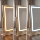 Spiegel LED STUDIO L.Gold 58x45