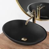 Lavabo sobre encimera REA DELLA Black Matt