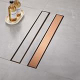 Linear drainage Rea Neox brush copper 70