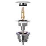 Siphon + Klik-Klak universell Chrom