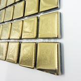 Mosaik Dekor P14014 30x30cm Gold Glass
