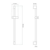 Brausehalter 01 Titan