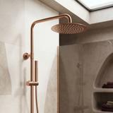 Кръгла душ глава REA JS-P014BRG 25cm Brush Copper