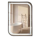 LED seinapeegel ZONE 80X60  BLACK