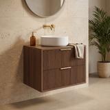Waschtischunterschrank Rea Mono 60cm Brown