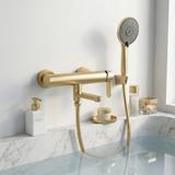 Wannenarmatur Rea Arcos Brushed Gold