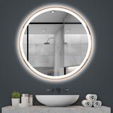 Spiegel LED 100cm MMJ BRUSH COPPER