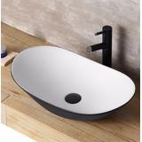 Aufsatzwaschbecken Rea Royal Black White