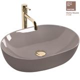 Aufsatzwaschbecken Rea Lisa Beige Shiny