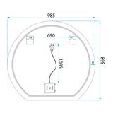 Mirror LED 100cm Fabio