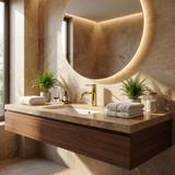 Waschbeckenarmatur Rea Venti Gold Low