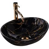 Countertop washbasin REA Sofia Black Marble