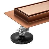 REA Neox pro Linear Drain Brushed Copper 80