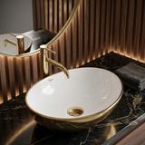 Opzetwastafel Rea Sofia Gold/White