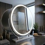 Spiegel LED MAKE-UP Chrome 50 cm