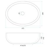 Countertop Basin Rea Shila