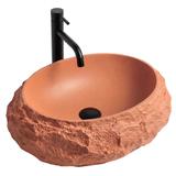 Aufsatzwaschbecken Rea Mika Terracotta