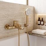 Badkarsblandare REA Logan Brush Gold