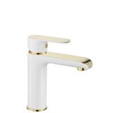 Waschbeckenarmatur REA Bloom White Gold Low
