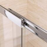 Badewannen-Duschwand Schiebetür REA Dario Chrome 80