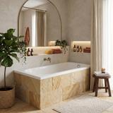 Acryl-Einbaubadewanne Rea Gloria 150