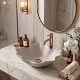 Aufsatzwaschbecken Rea Flower Beige