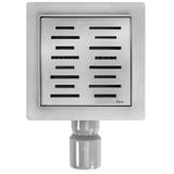 REA LINE lineārā noteka 150x150 BRUSHED NIĶEL