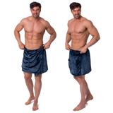 Saunakilt Badetuch Herren Navy