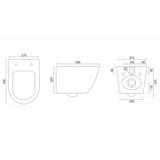 Hangende toilet Rea Carlos Nature Marble