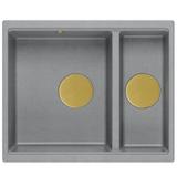 Granitspülbecken Logan 150 Grey Metallic