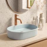 Countertop washbasin Rea Vanda Baby Blue Matt